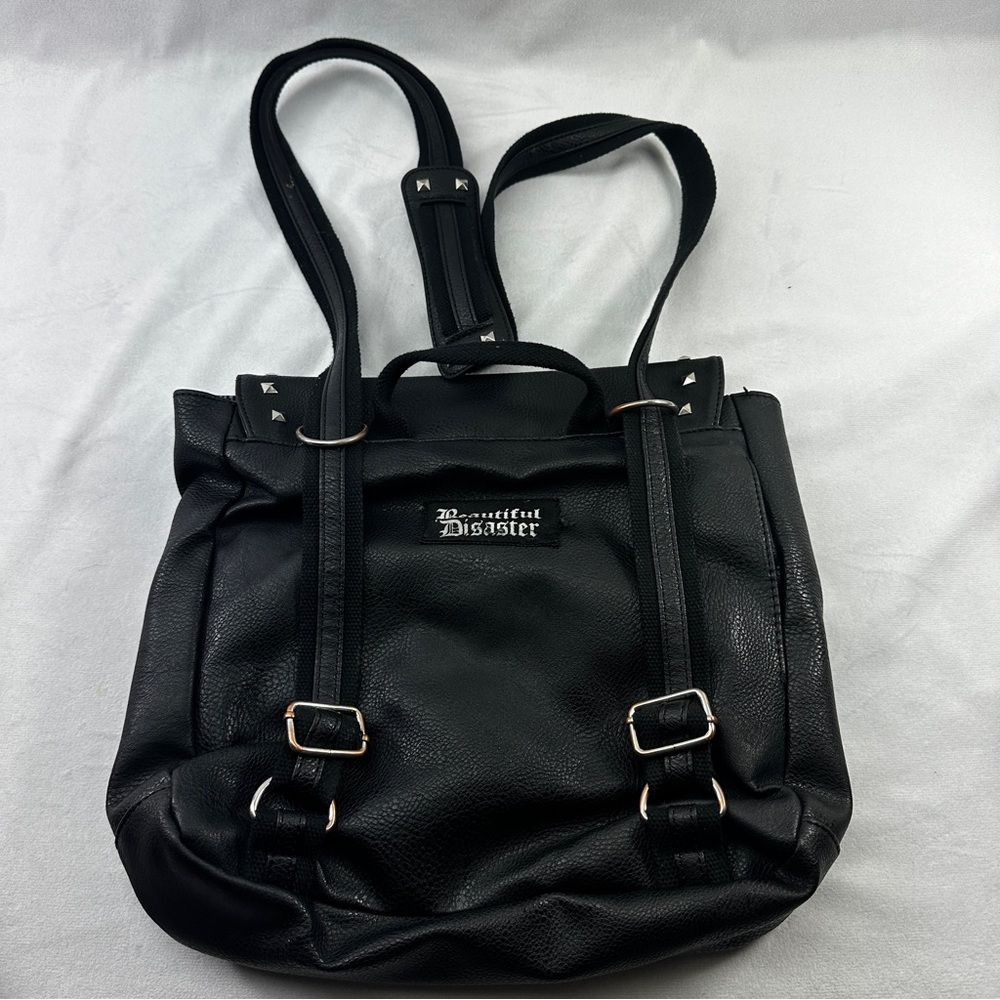 Beautiful Disaster Backpack Gothic Should Bag BD … - image 9
